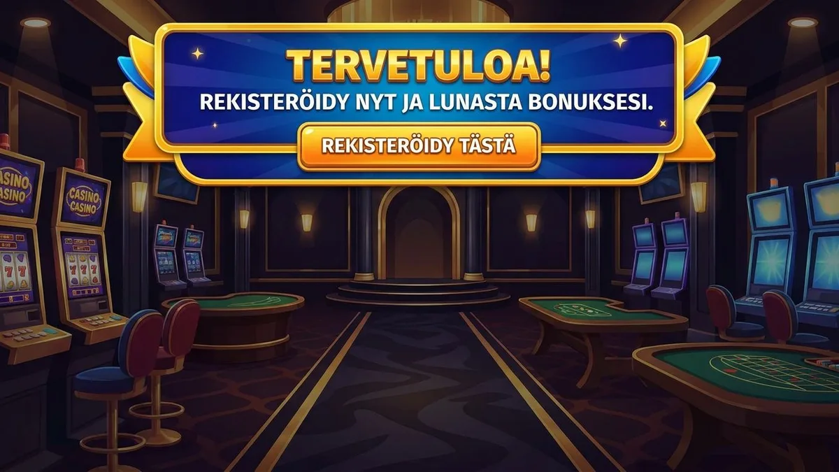 Rekisteröidy bonuksen kanssa